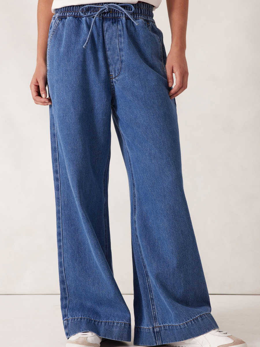 Andie Wide Leg Drawstring Pant