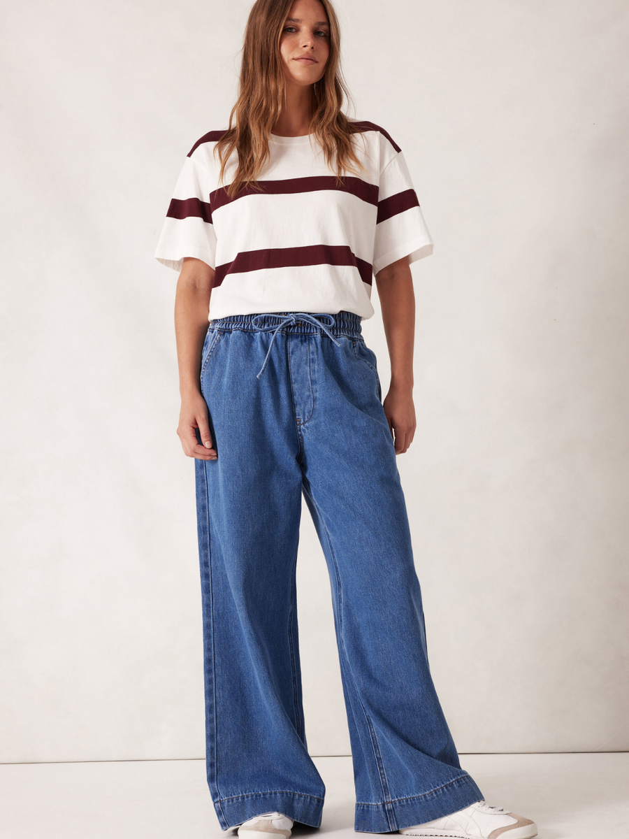 Andie Wide Leg Drawstring Pant