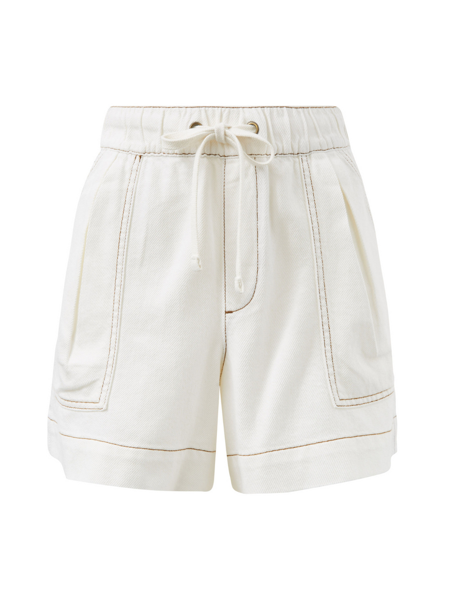 Darcy Relaxed Everyday Short | Ecru