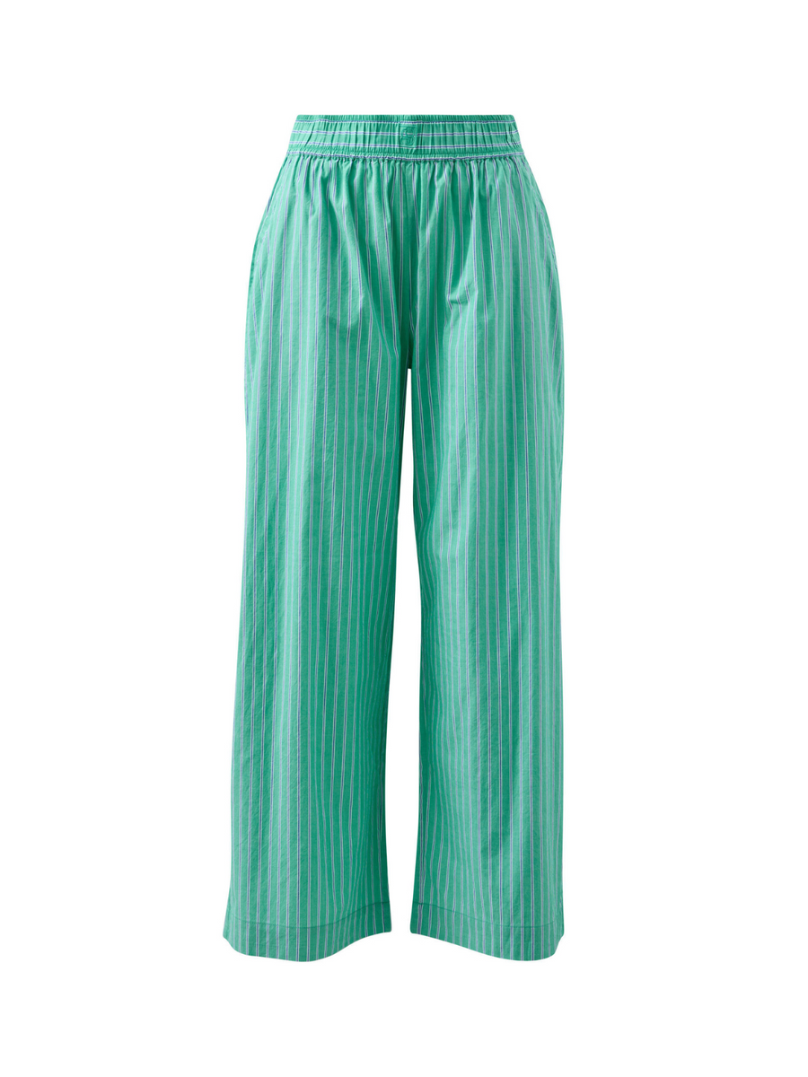 The Lounge Pant | Zesty Green Triple Stripe