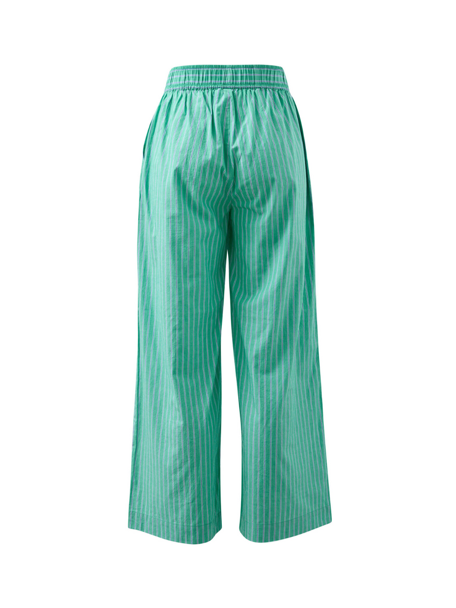 The Lounge Pant | Zesty Green Triple Stripe