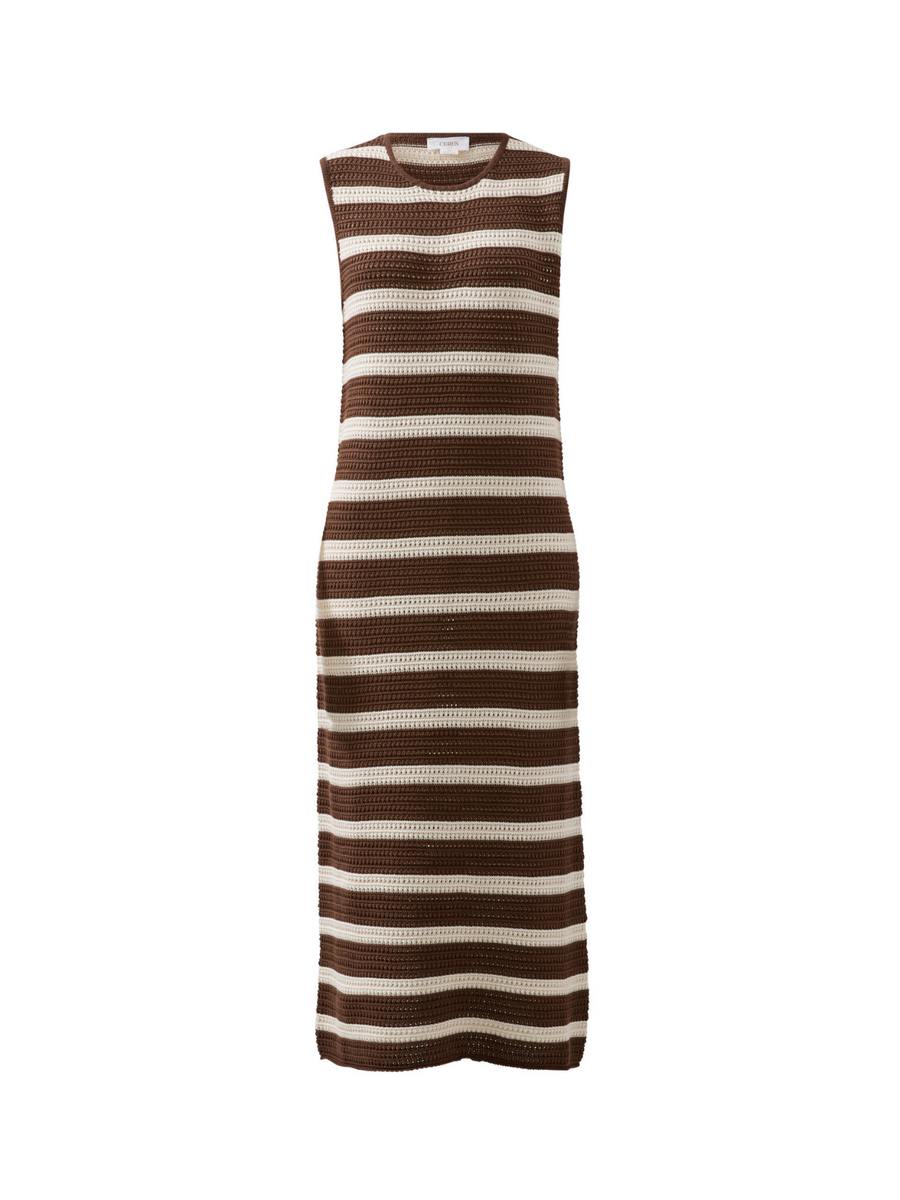 Margot Mesh Knit Tank Midi Dress