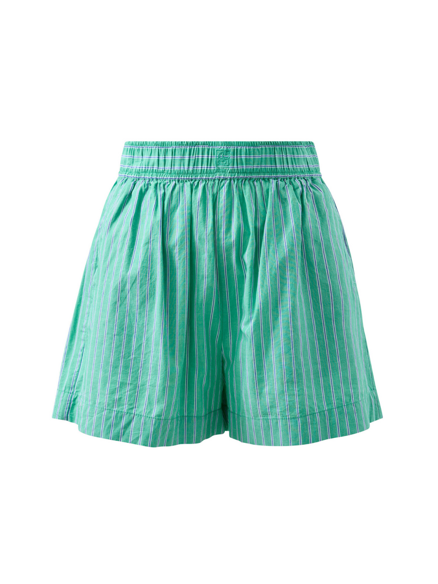 Mila Short | Zesty Green Triple Stripe