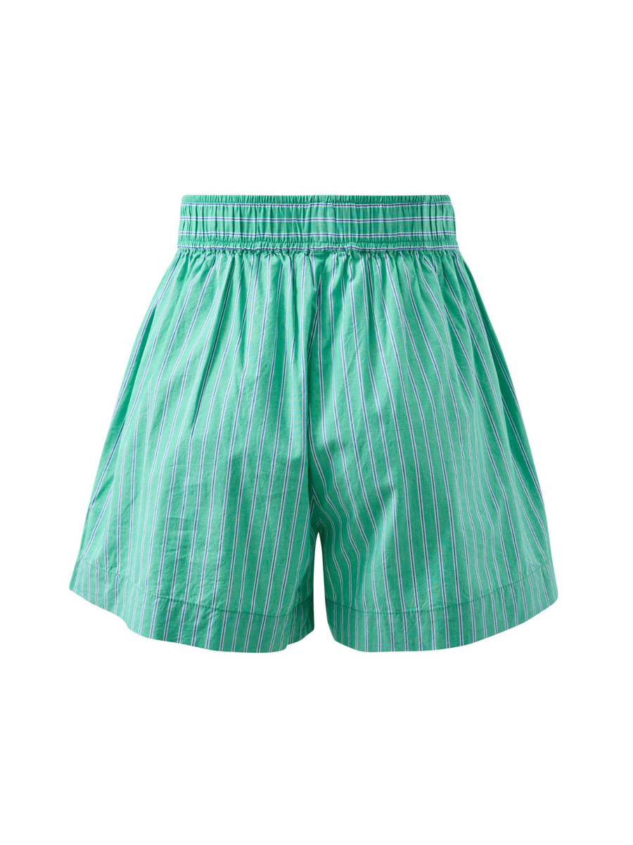 Mila Short | Zesty Green Triple Stripe