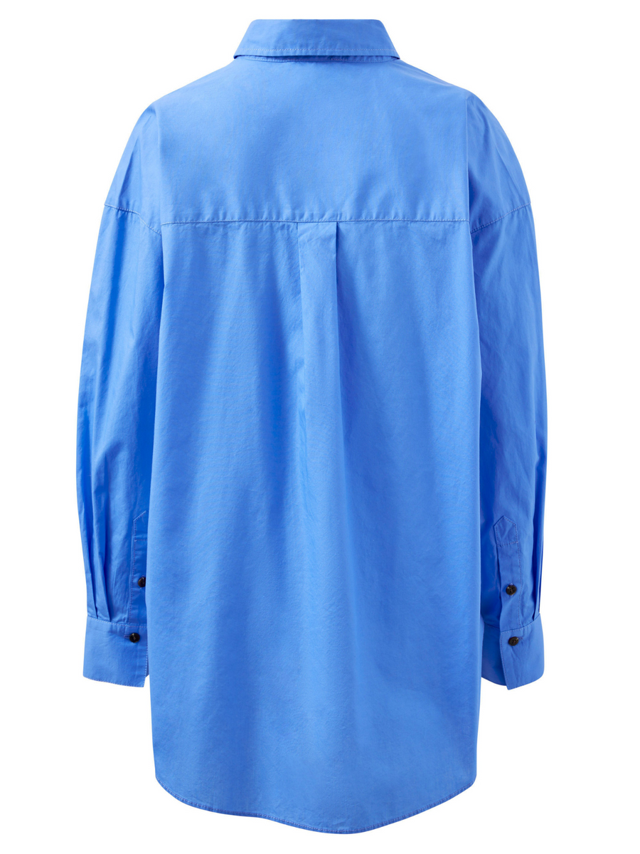 Peta Oversized Shirt | Amalfi Blue