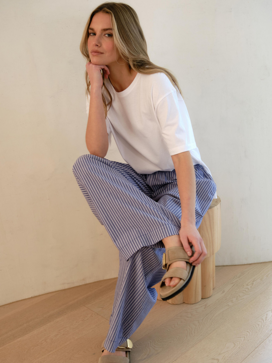 Stevie Slouchy Tee | White