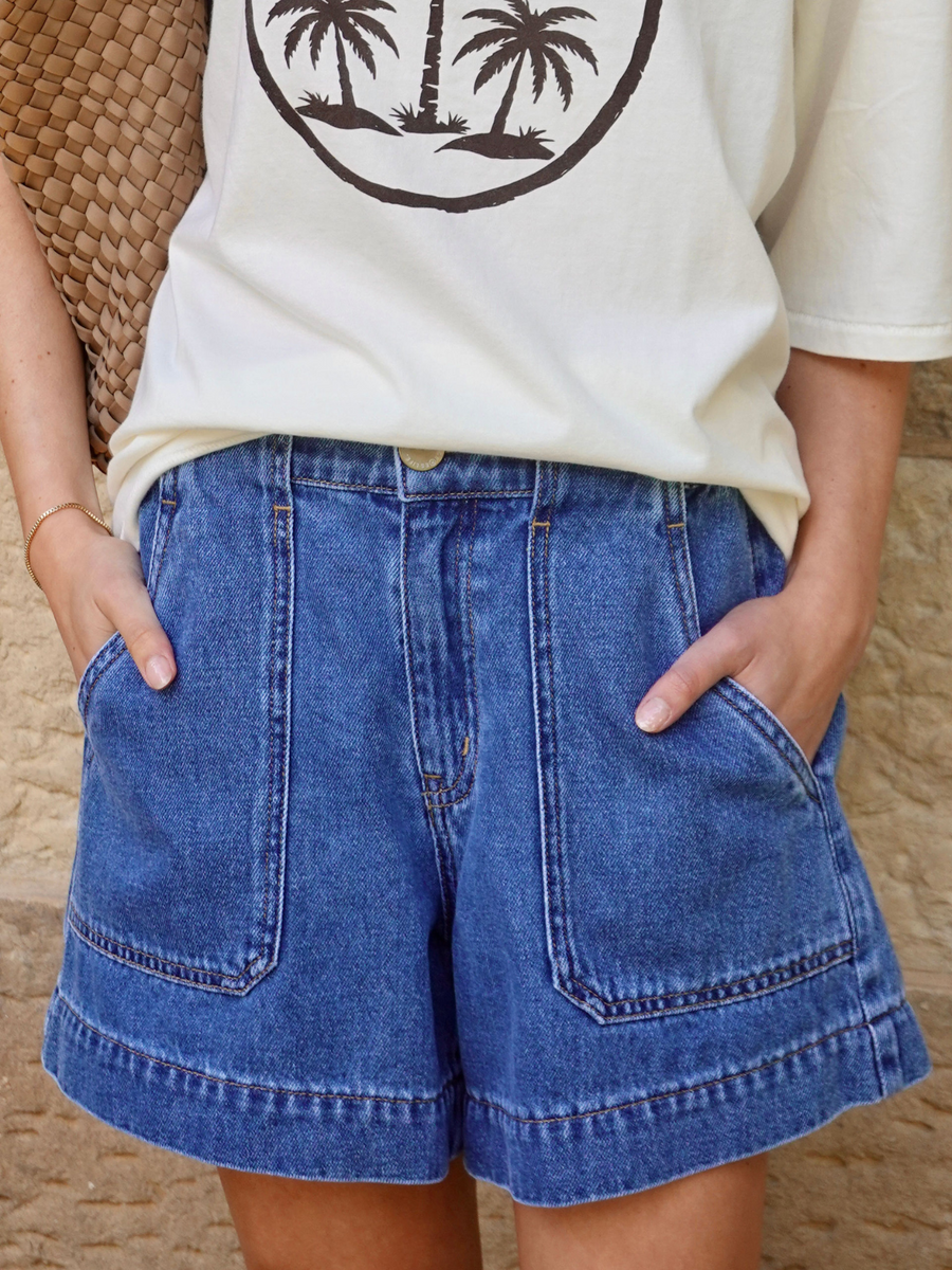Weekender Short | Fresh Indigo