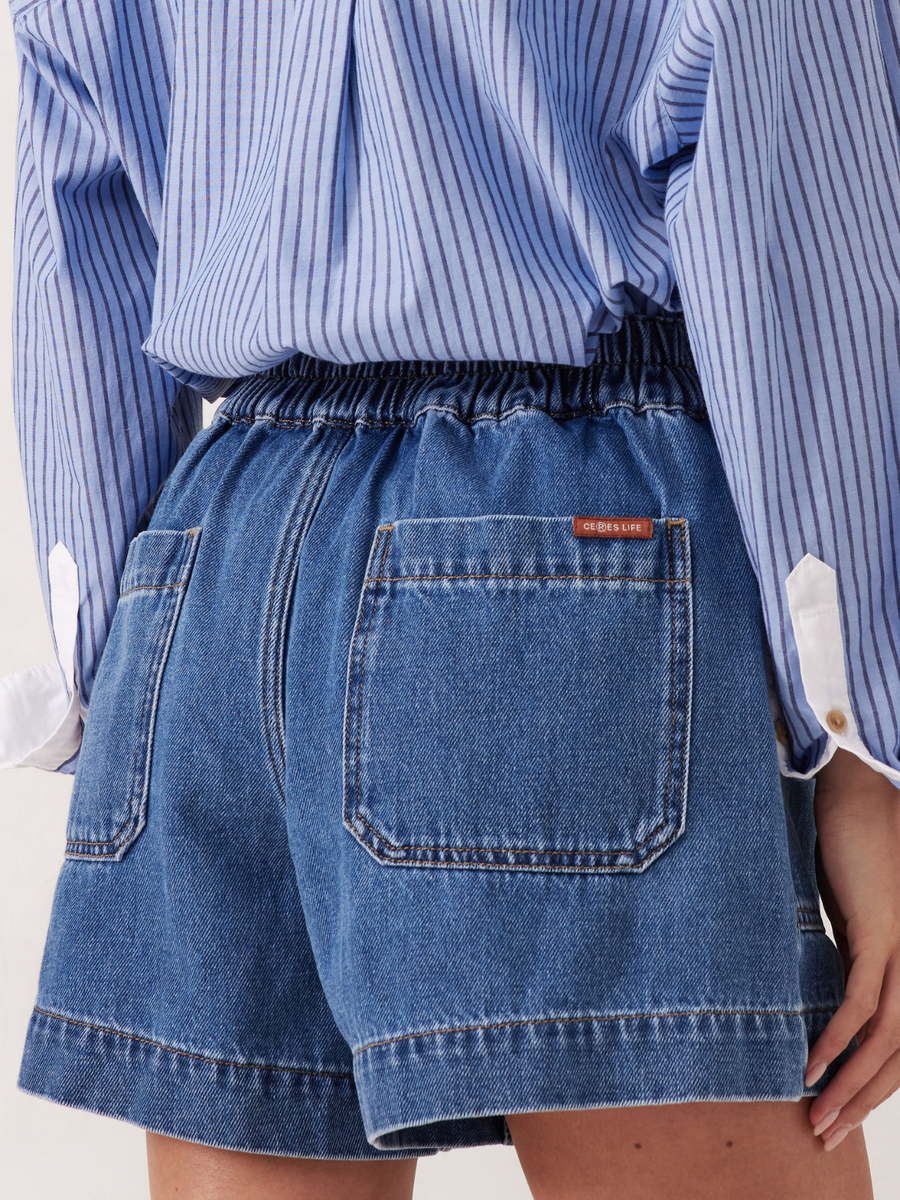 Weekender Short | Fresh Indigo