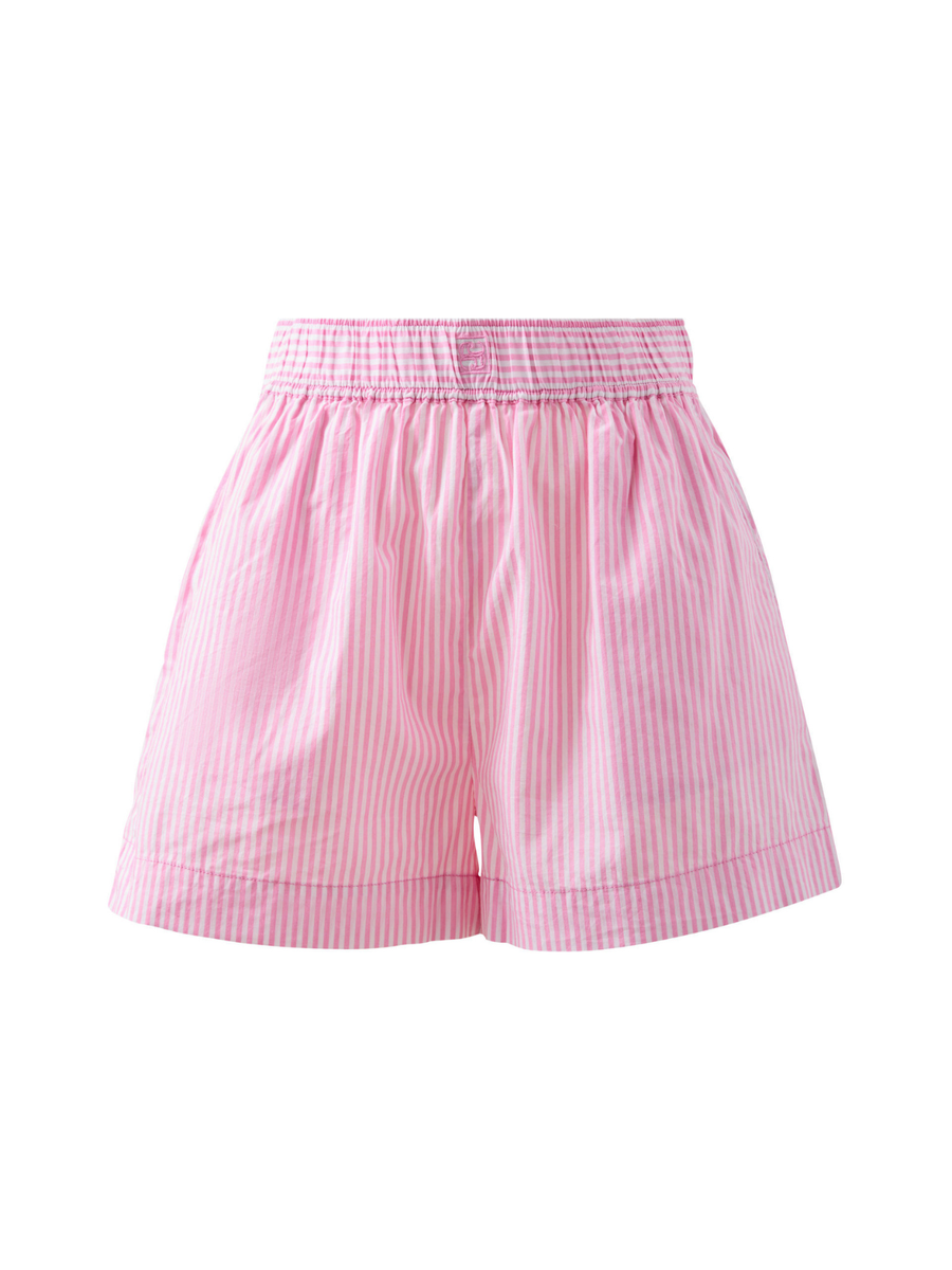 Mila Short | Hibiscus Pink Stripe