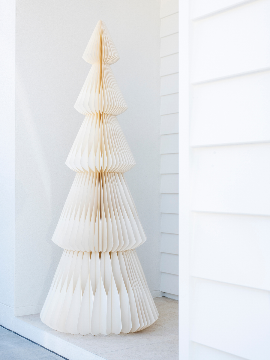 Evergreen Tree Standing | Off-White 160cm