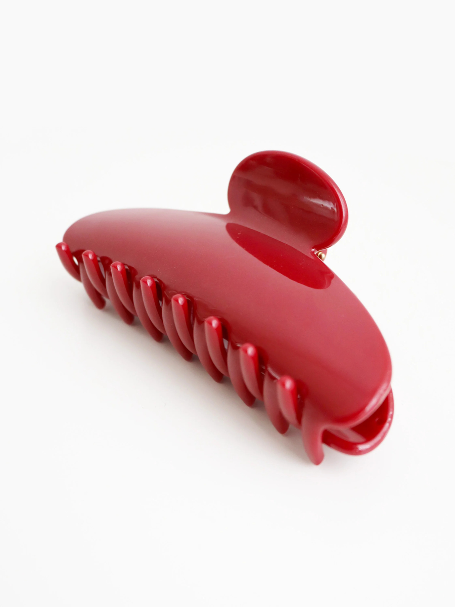 Ruby Christmas Hair Claw Clip