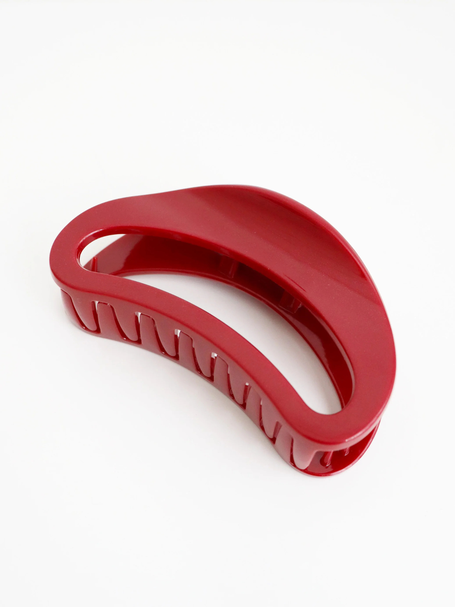 Ruby Oval Hair Claw Clip