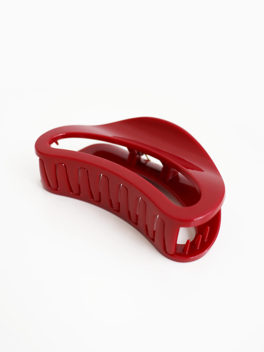 Ruby Oval Hair Claw Clip