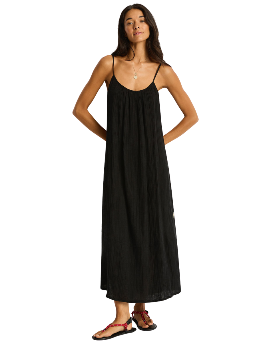 Sunset Tie Back Sundress | Black