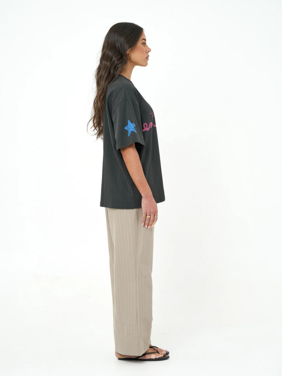 You Are Enough Tee | Off Black