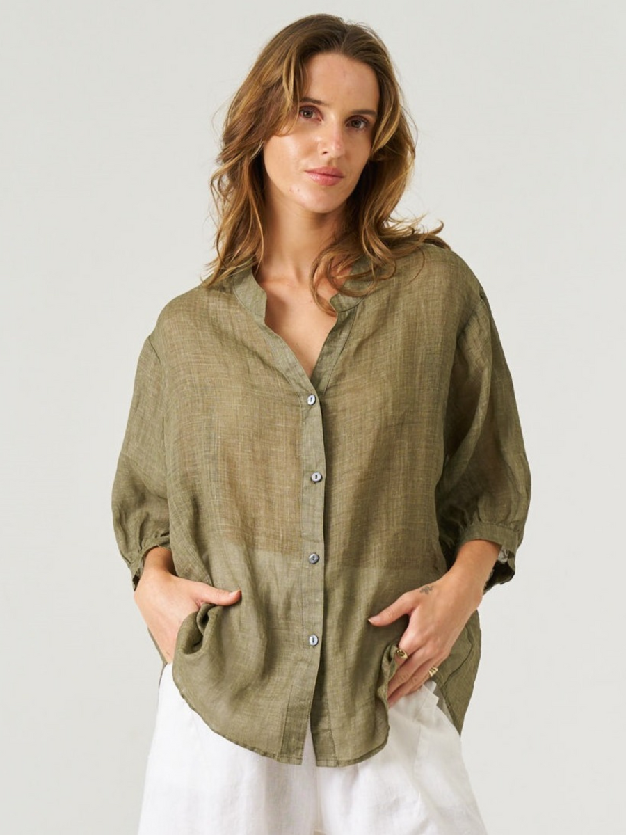 Harper Linen Top