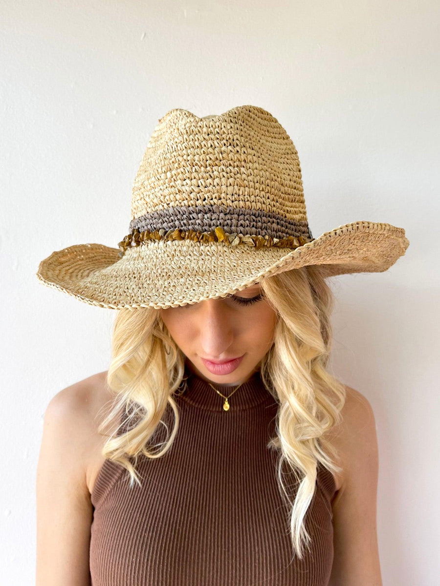 Castaway Handwoven Raffia Cowboy - Saint Harlowe