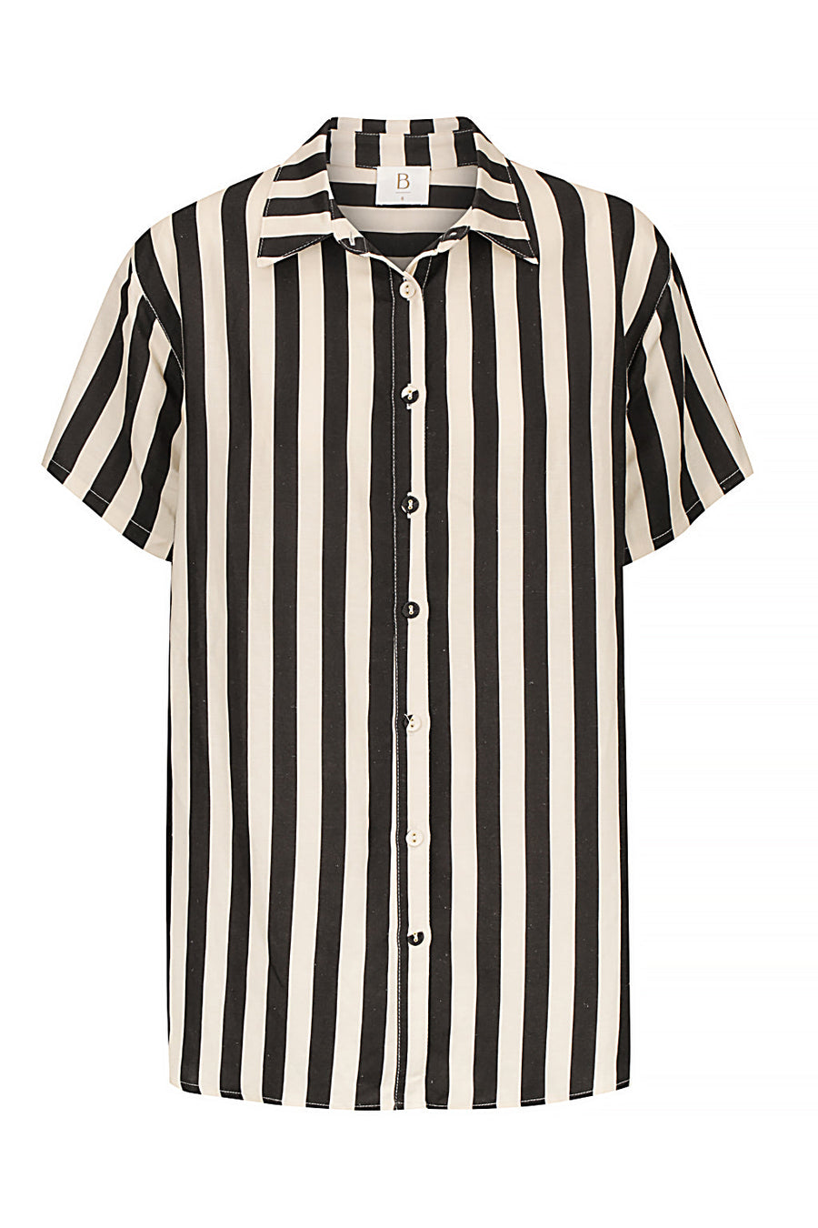 Essie Stripe Linen Blend Shirt