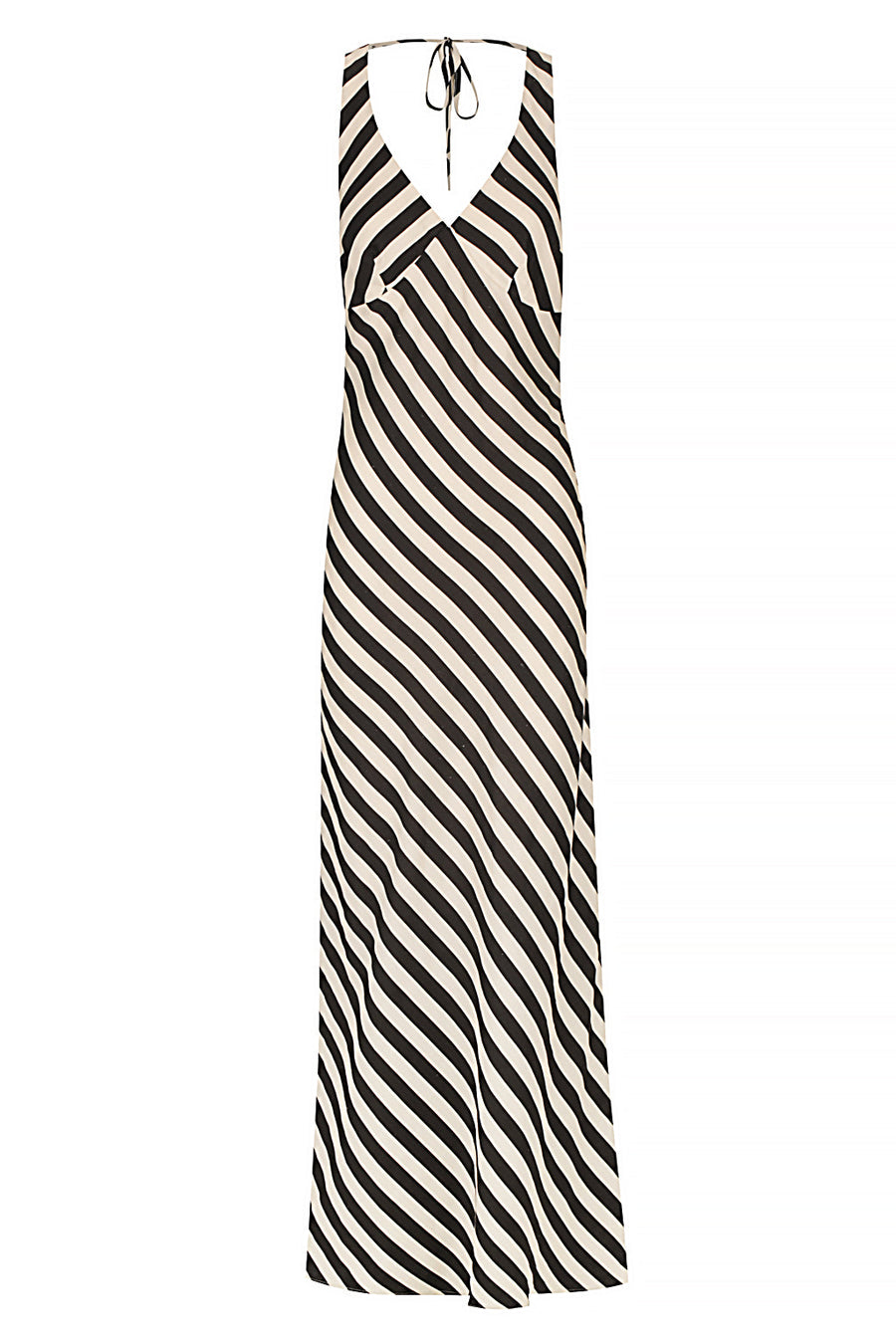 Ellery Stripe Linen Blend Maxi Dress