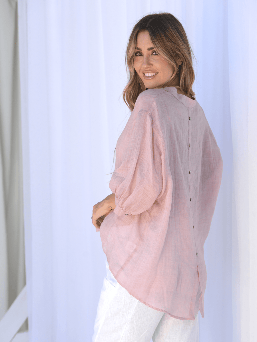 Harper Linen Top - Saint Harlowe